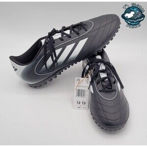 Adidas Goletto IX TF Core Black Cloud White Turf Soccer Cleats Mens size 12